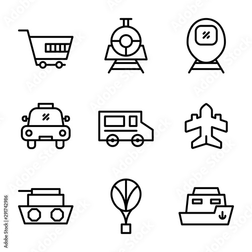 Fotografía transportation, delivery, transport, cart, train, vehicle, car, taxi, travel, pl