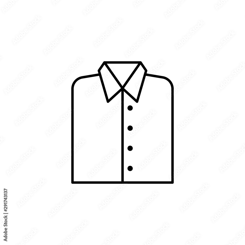 Workplace, shirt icon. Element of workplace thin line icon Workplace, shirt icon. Element of workplace thin line icon
