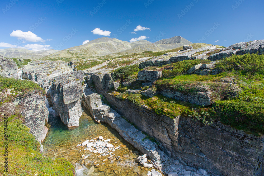 Fototapeta premium Imbertglupen im Nationalpark Rondane, Norwegen