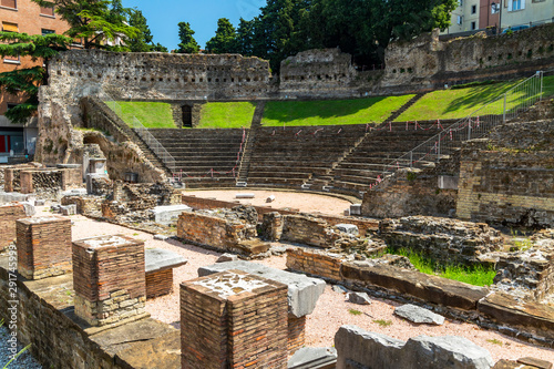 Historic centre in Terst, Italy