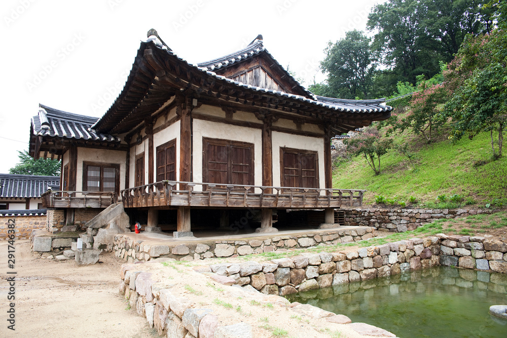 Imcheonggak Pavilion in Andong-si, South Korea.