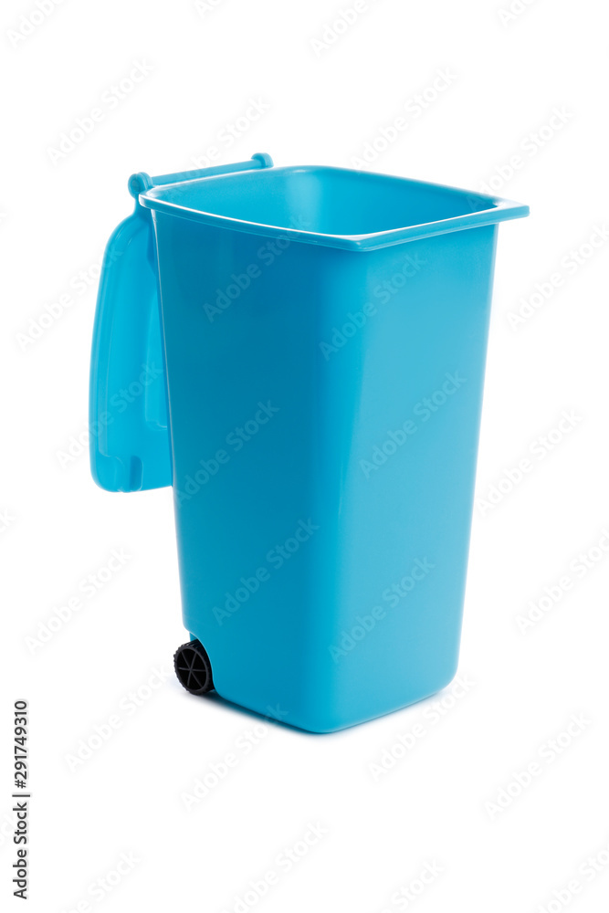 trash bin empty isolated on white background trash bin empty isolated on white background