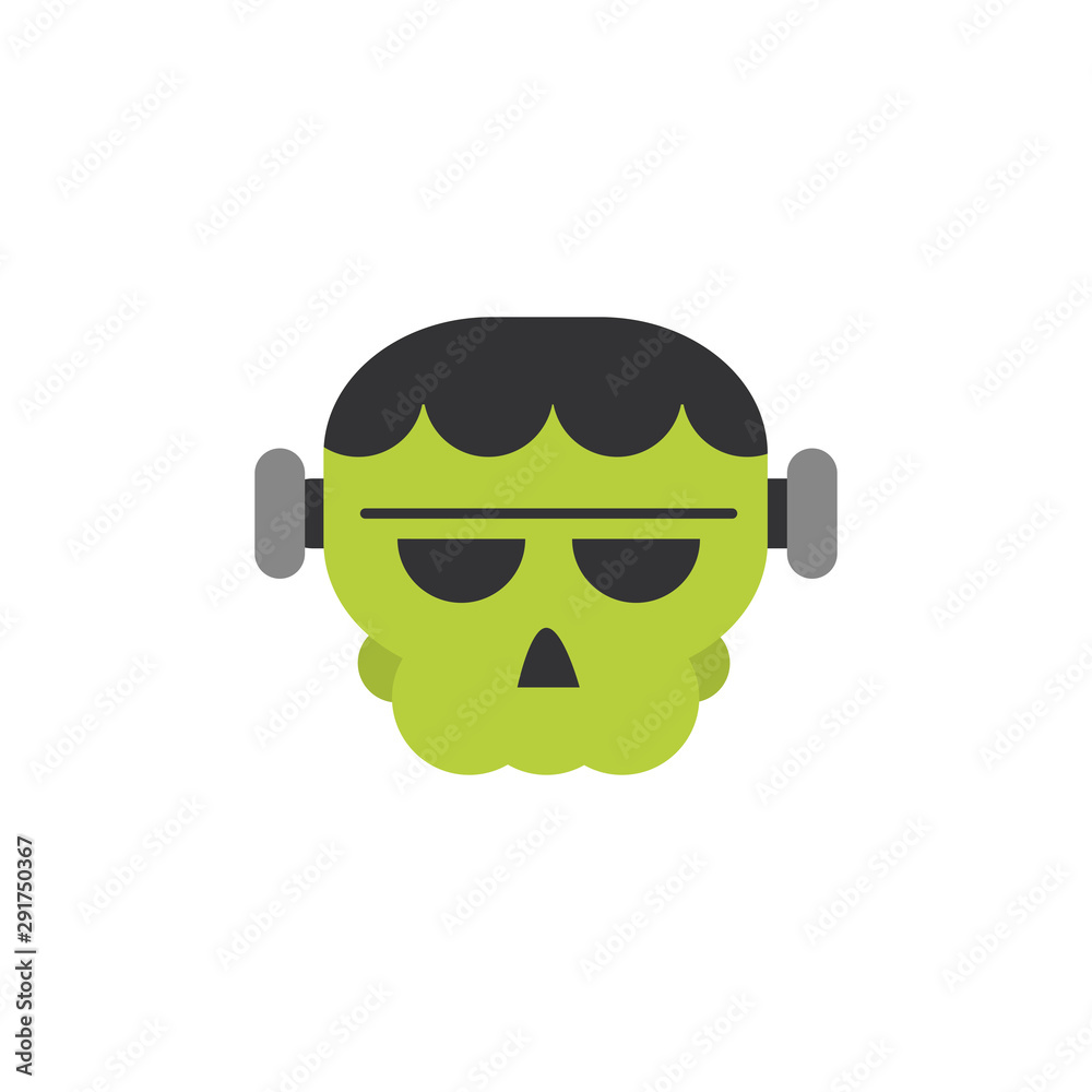 frankenstein face trick or treat happy halloween frankenstein face trick or treat happy halloween