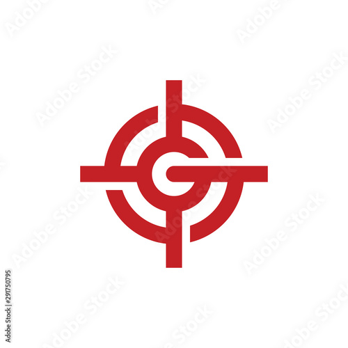 G letter target logo