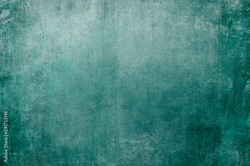 Blue teal grungy wall background