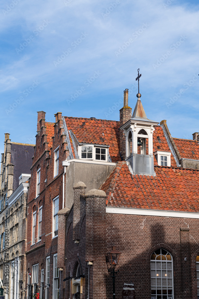 Roofs of houses in Veere, NL Roofs of houses in Veere, NL