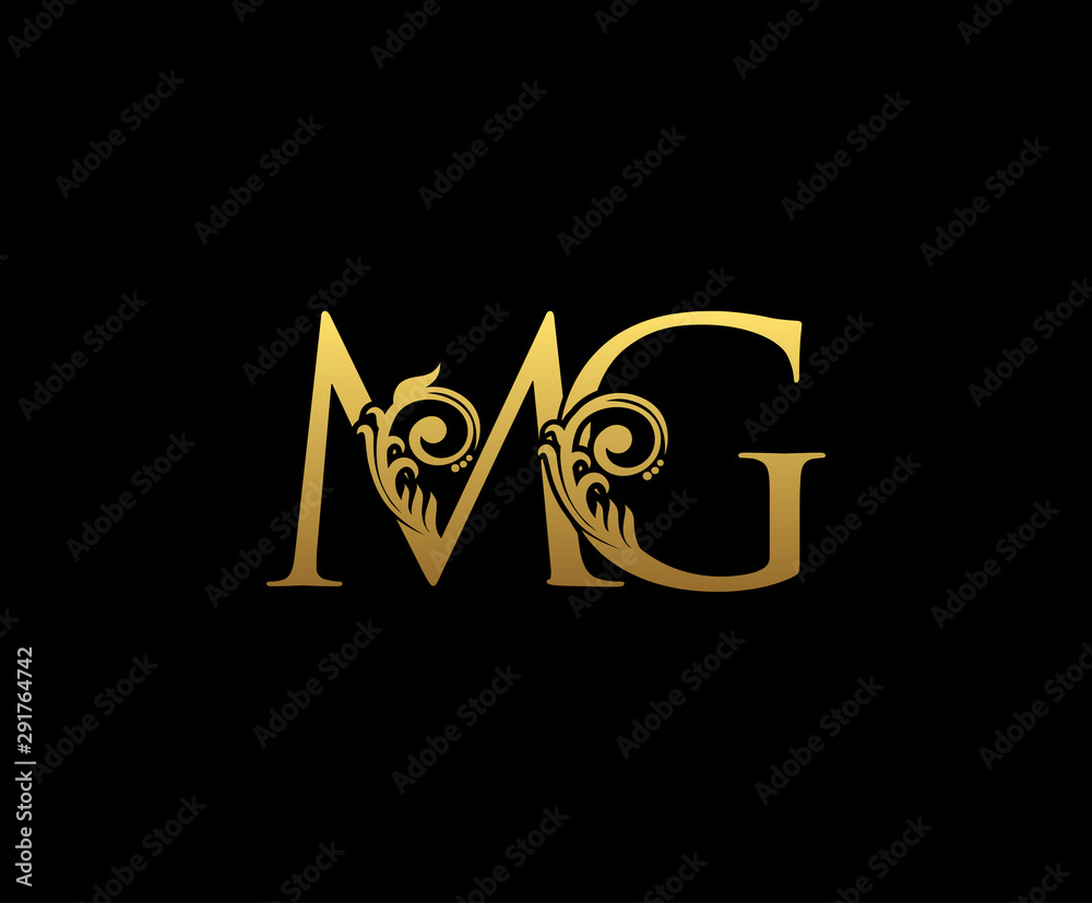 Letter Mg Monogram Logo