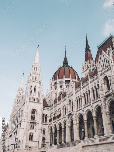 Parliament of Budapest, Hungary on a sunny day © SmallWorldProduction