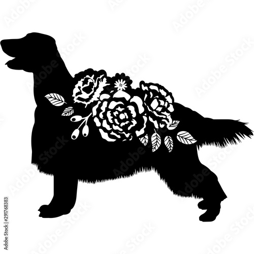 Irish Setter Silhouette Vector