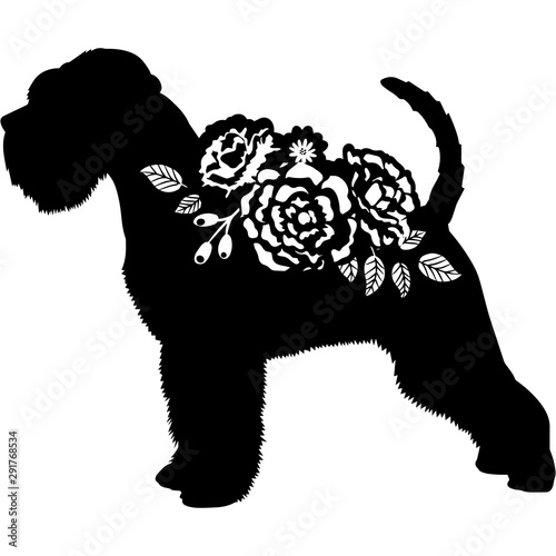 Miniature Schnauzer Dog Silhouette Vector
