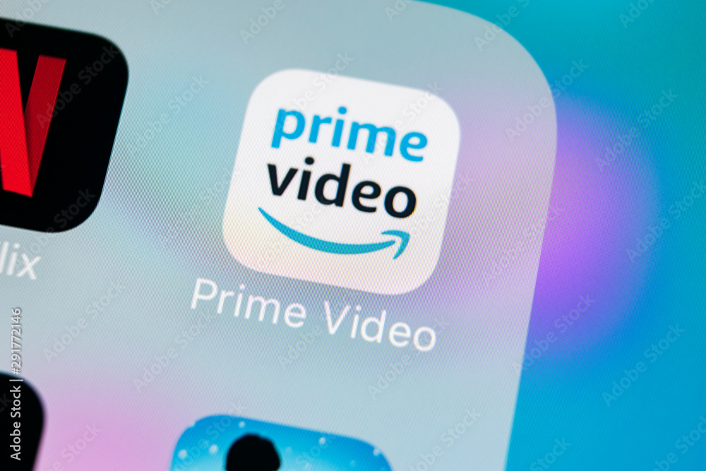 Sankt Petersburg Russia March 15 18 Amazon Prime Video Application Icon On Apple Iphone X Screen Close Up Amazon Primevideo App Icon Amazon Prime Application Social Media Network Stock Photo Adobe Stock