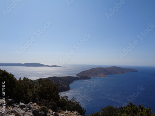 the coast from greece at summer