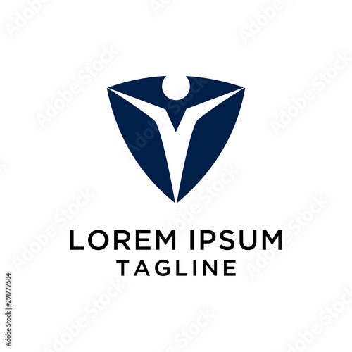 Human Shield Logo Design Template Free Download Human Shield Logo Design Template - GFXLoad