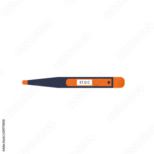 Isolated medicine thermometer icon