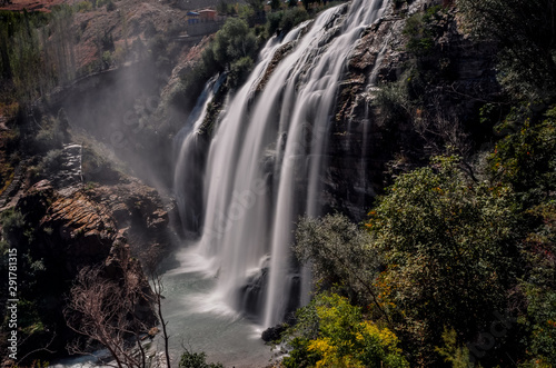 Long exposure of Tortum waterfalls in Erzurum  Turkey.