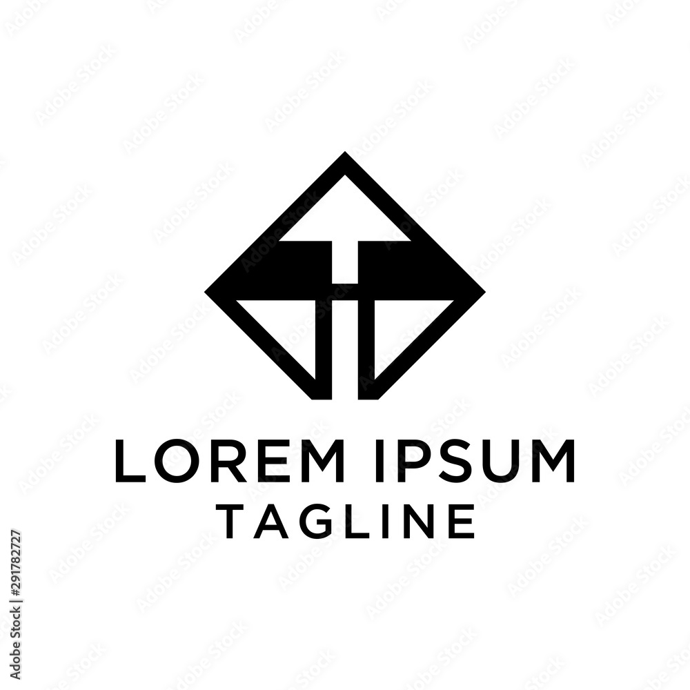 initial letter logo T logo template initial letter logo T logo template