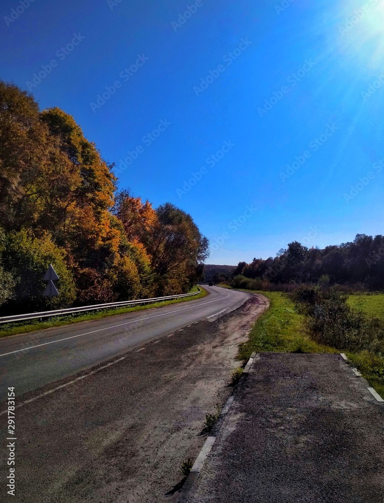 Fototapeta premium road in mountains