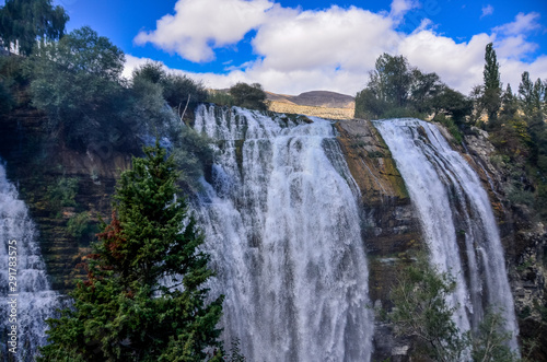Tortum waterfalls of Erzurum city in Turkey