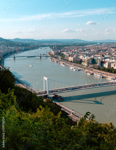 Beautiful View of Budapest & Dunabe River