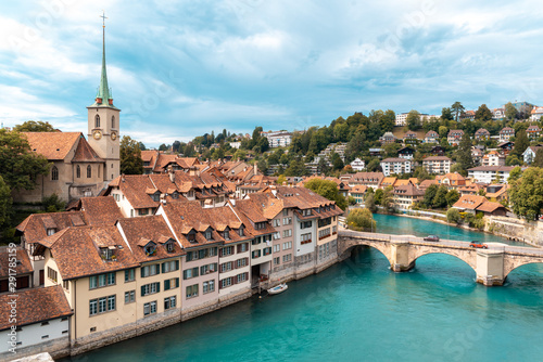 view of old town of bern switzerland