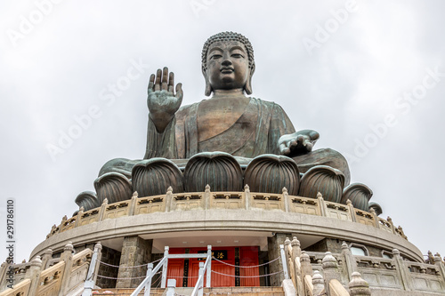 Ngong Ping, Hong Kong - Tian Tan Buddha Statue in Ngong Ping