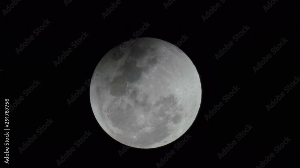 Full moon and cloud in the night sky
