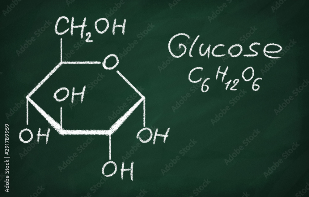 Structural model of Glucose Structural model of Glucose