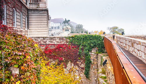 Royal Castle in Budapest in autumn
