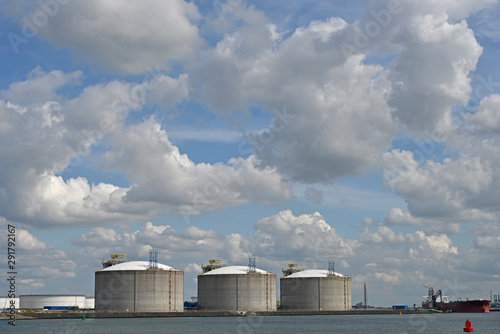 Liquefied Natural Gas (LNG) storage terminal in Rotterdam