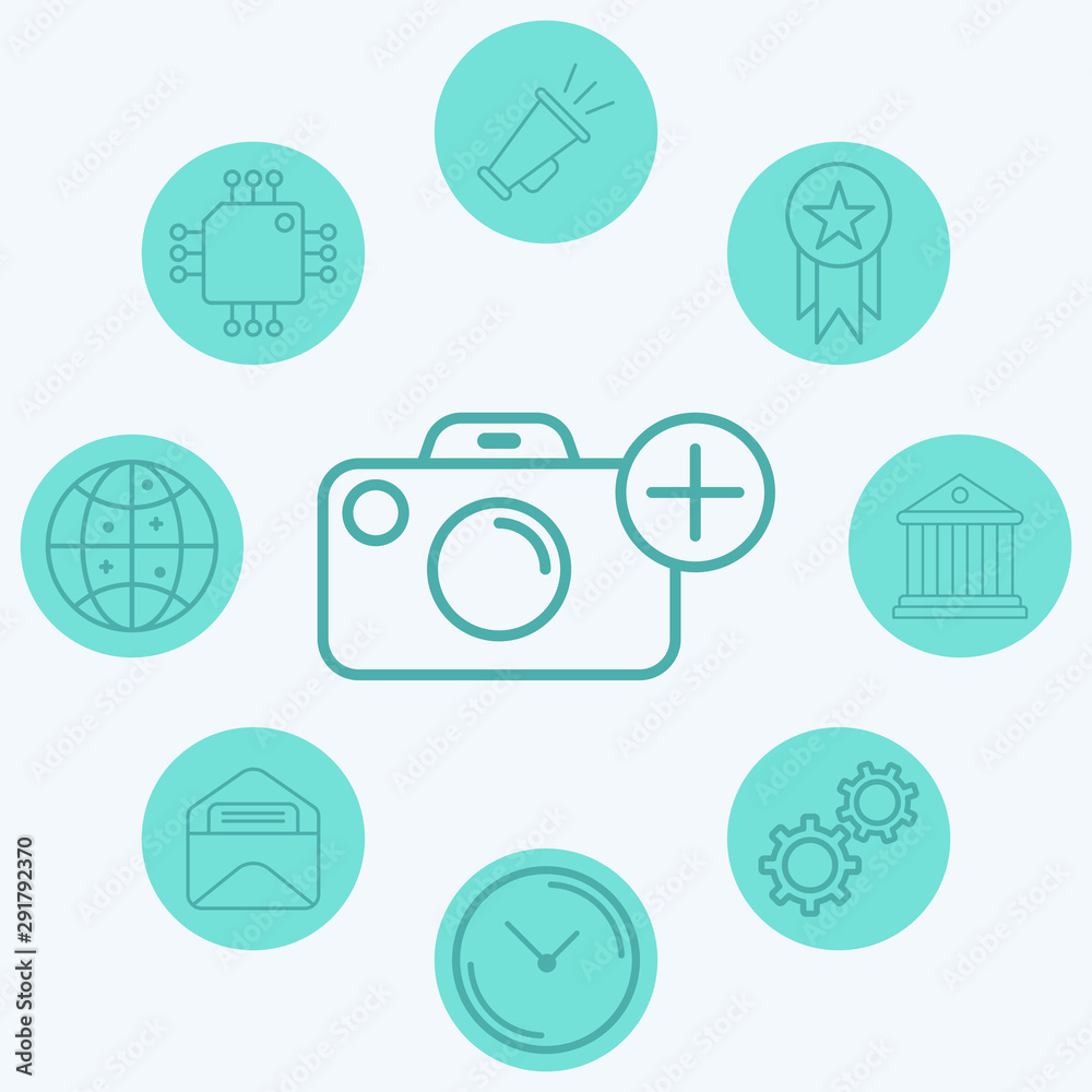 Camera vector icon sign symbol Camera vector icon sign symbol
