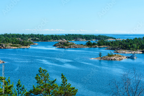 Slika na platnu A view over St Anna archipelago in the Baltic Sea, Sweden.