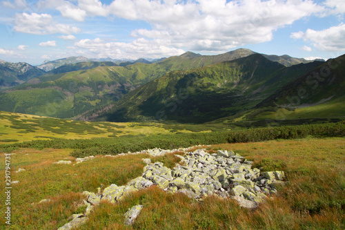 Obraz na płótnie Chocholowska Valley, Western Tatra Mountains, Poland w salonie