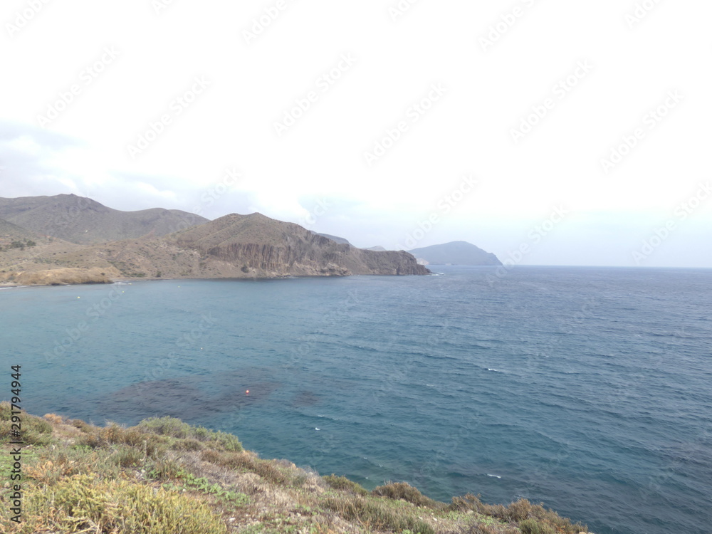 View of the coast of spain