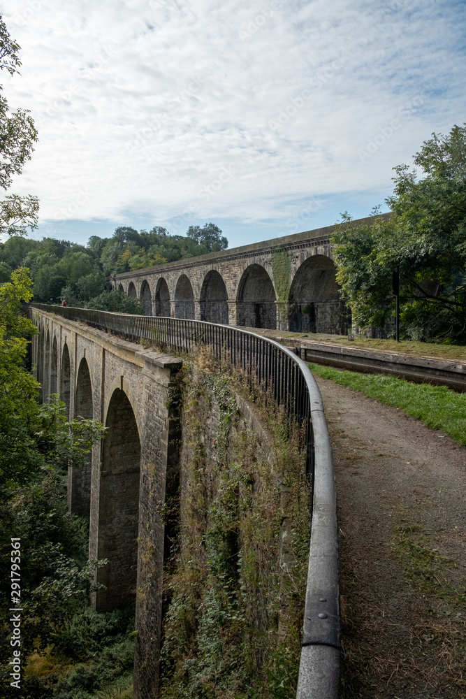 Fototapeta premium Spiral staircase in black and white 