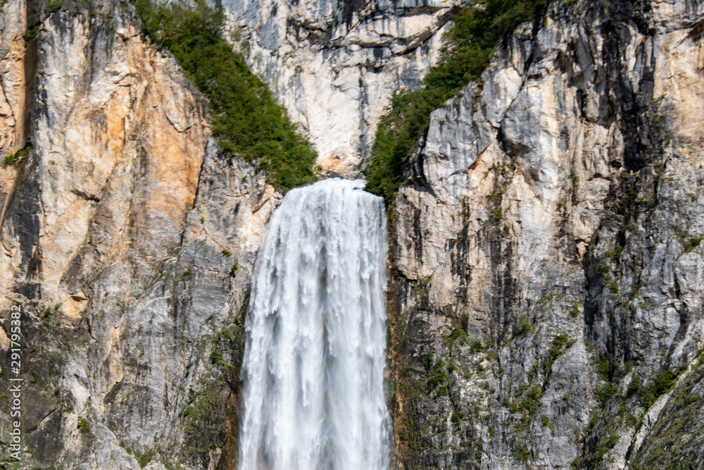 Boka Waterfall ( Slap Boka ) is one of the highest waterfalls (139 meters) in the western part of Slovenia, near the Soča River. It has two stages of 106 meters and 33 meters high.