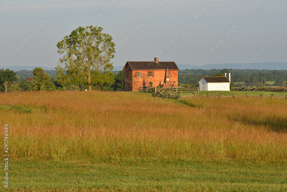 Farm house at Manassas, Virginia. Farm house at Manassas, Virginia.