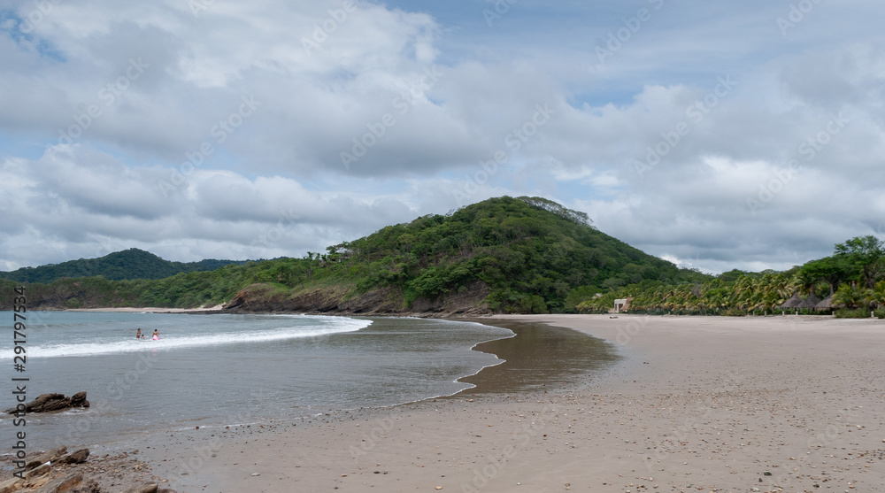 Hermosa bahía del pacífico sur de Nicaragua