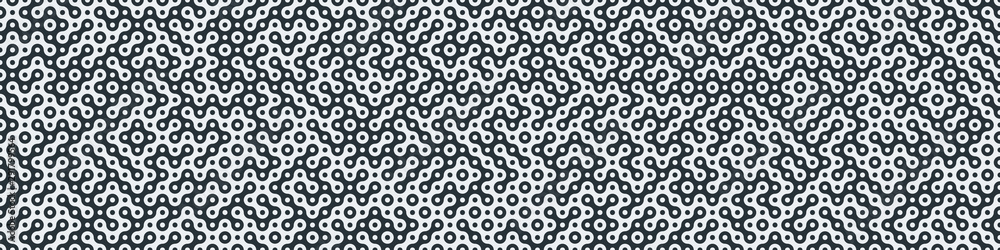 Truchet Random Pattern Generative Tile Art background illustration