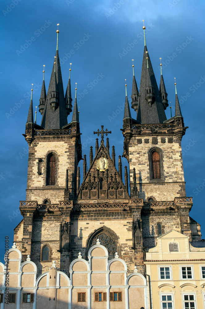 Church of Mother of God in front of Týn, Prague.