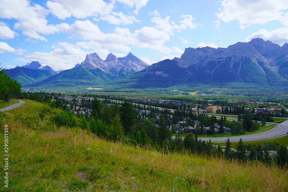View of Canmore Canada
