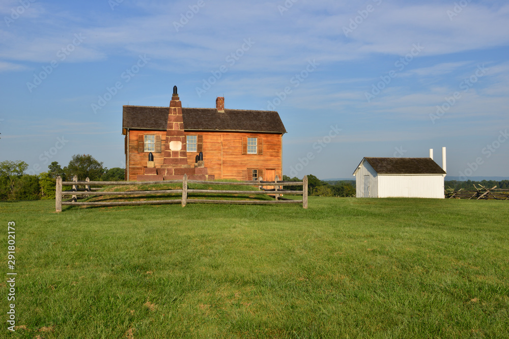 Farm house at Manassas, Virginia. Farm house at Manassas, Virginia.