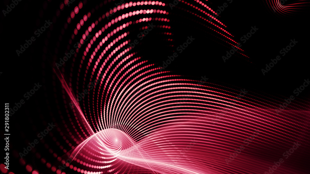 Abstract background element. Fractal graphics series. Composition of glowing lines and mosaic halftone effects. Wide format high resolution image. 3d illustration Abstract background element. Fractal graphics series. Composition of glowing lines and mosaic halftone effects. Wide format high resolution image. 3d illustration