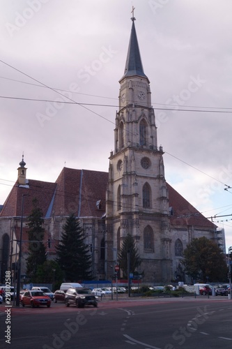 Roman Catholic Church Saint Michael  Biserica Sfantul Mihail  - Cluj Napoca  Kolozsv  r  Klausenburg  Transylvania  Romania