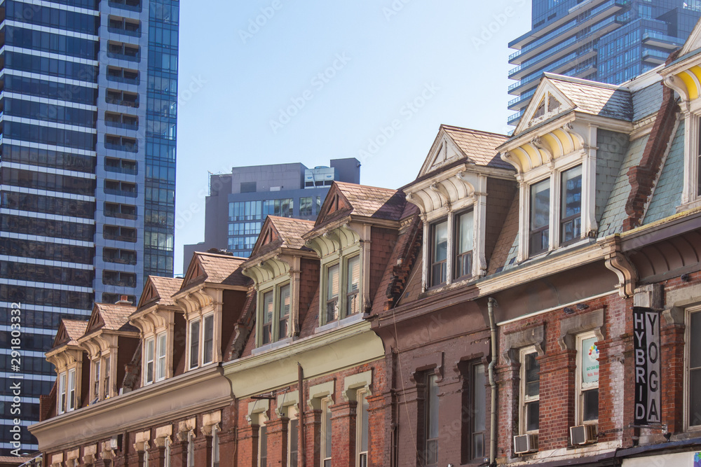 Fototapeta premium Facades of Vintage Building