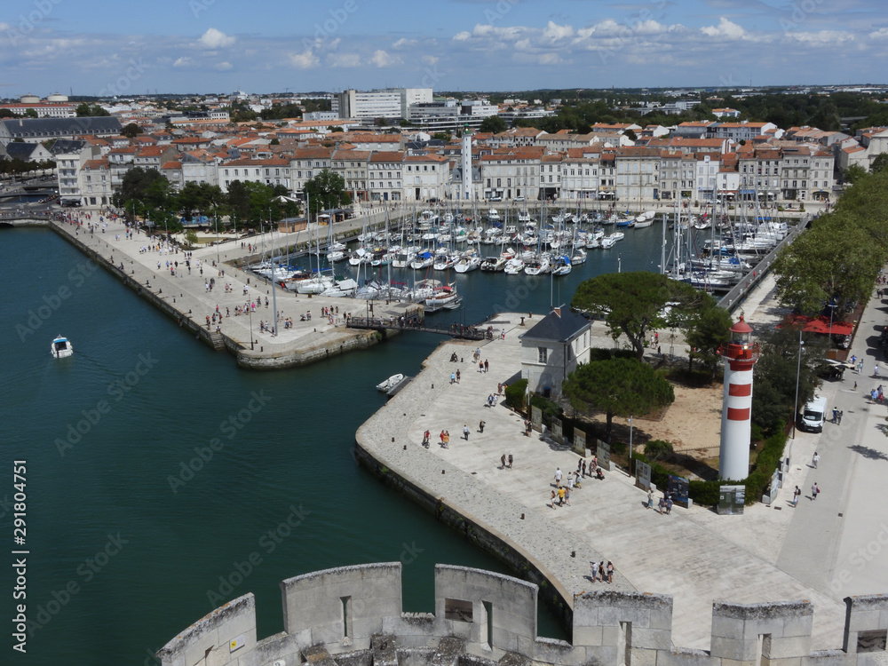 Obraz premium la rochelle vue aérienne