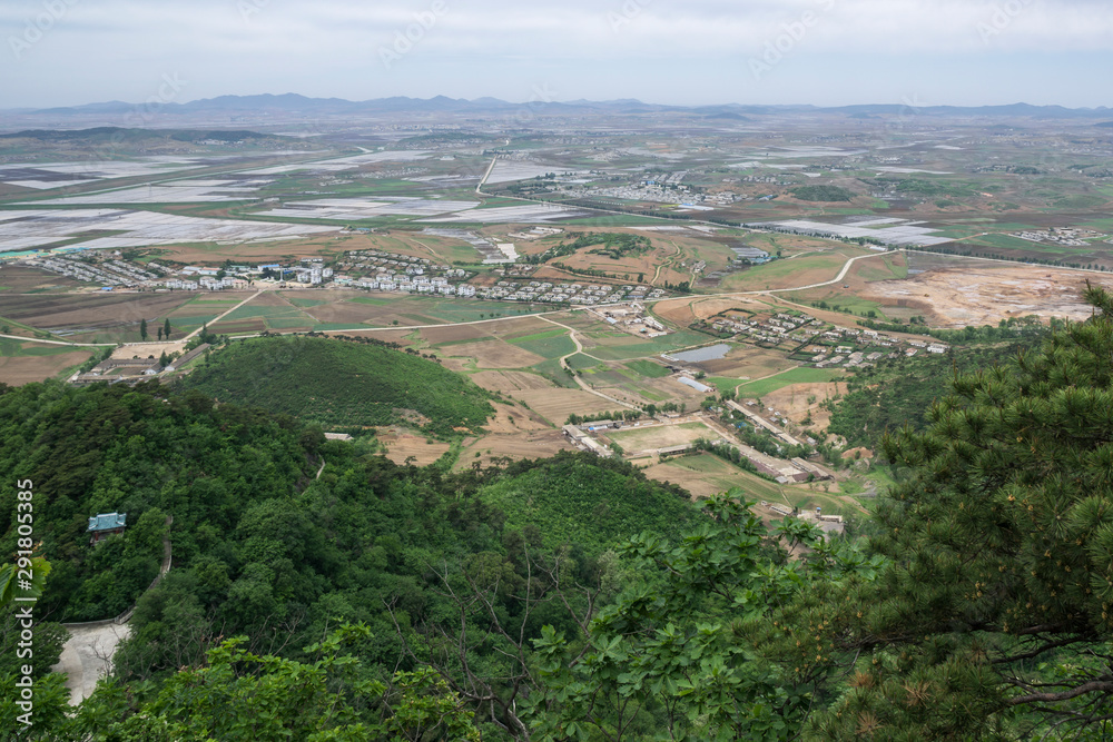 View from Ryongak Hill, North Korea