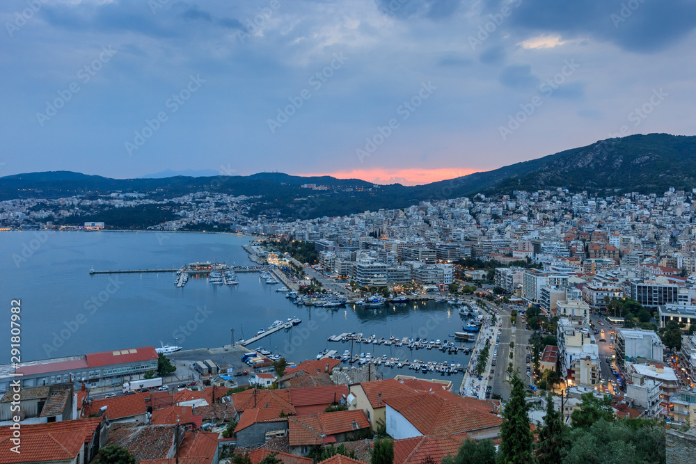 City of Kavala in Greece