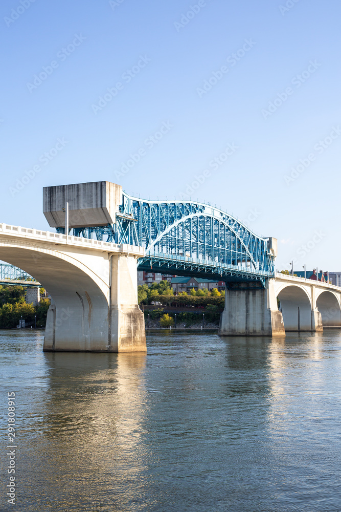 Chattanooga Tennessee Bridge over River
