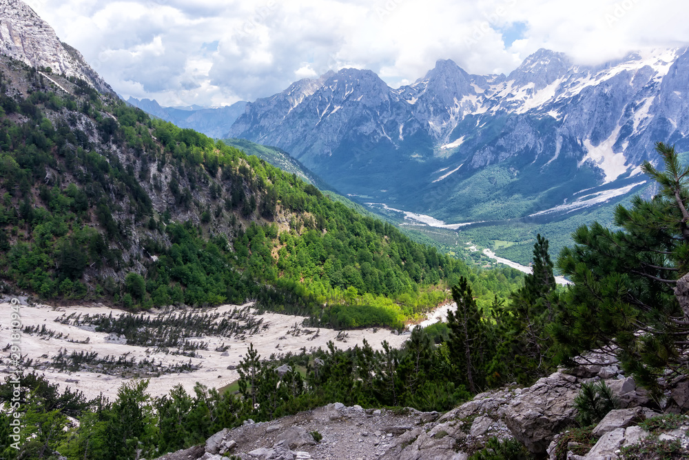 High View of Valbona Valley National Park, Albania
