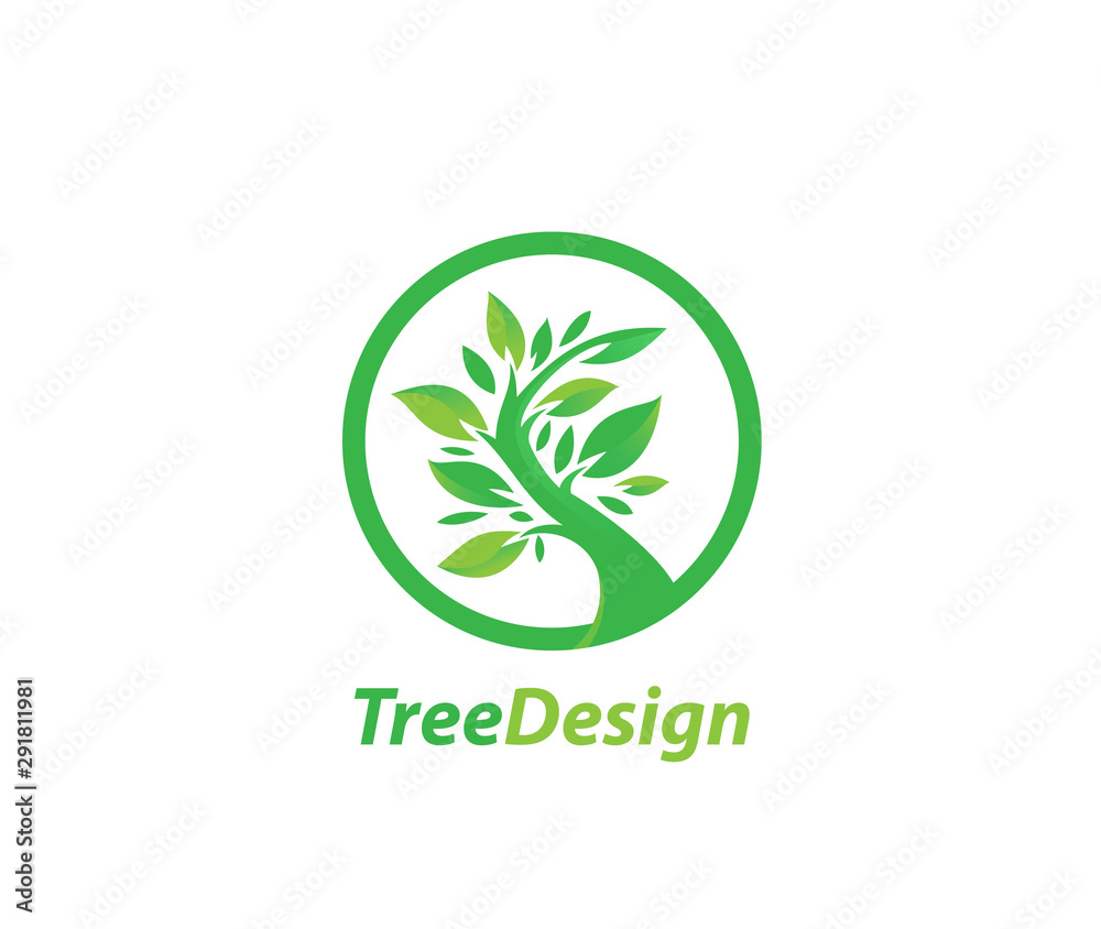 Tree design logo